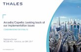 Arcadia/Capella: Looking back at our implementation issues · Arcadia/Capella: Looking back at our implementation issues Stéphane Bonnet INCOSE WG, , Torrance, Jan 28th, 2017 CONSIDERATIONS