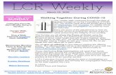 Walking Together During COVID-19 · 2020-03-13 · 4814 Paper Mill Road Marietta, GA 30067 770.953.3193 LCRmarietta.org Weekly Archive, Update Email & Texting Preferences, YouTube,
