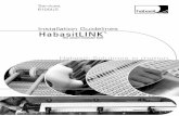 Installation Guidelines HabasitLINK · 2016-02-01 · HabasitLINK® the smart modular belt 1.2 Support structure 1.2.1. Wearstrip Installation: Basics The supports consist of strips