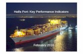 Haifa Port: Key Performance Indicators Port March 2015 il.pdf · 2017-12-15 · Haifa Port Statistics and Performance on MSC’s GGS line, Callings with 9,200 TEU Vessels starting