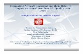 Estimating Aircraft Emissions and their Relative … Hanoi...Estimating Aircraft Emissions and their Relative Impact on overall Ambient Air Quality over DlhiDelhi Manju Mohan1 and