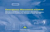 Emergency Movement Control...Emergency Movement Control Director’s Guideline [DGL 18/15] 1 Section 1 Introduction This section provides an introduction to this guideline and includes