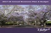 2017-18 Annual Business Plan & Budget...5 Executive Summary The Annual Business Plan for 2017-18 has been prepared in accordance with the priorities of Unley’s draft Community Plan