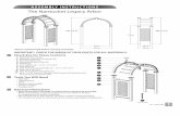 ASSEMBLY INSTRUCTIONS The Nantucket Legacy Arbor www ... · Insert arches into arch keystone ensuring they terminate flush to the internal connector. Fasten the top of the arches