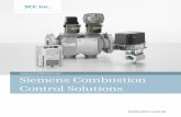 Siemens Combustion Control …...Siemens SKP actuators combine with Siemens VG valve bodies to provide gas safety shutoff, pressure regulation and air/gas ratio control. Easy ... n