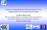 Nuclear Spin Related Measurements for Semiconductor ...Nuclear Spin Related Measurements for Semiconductor Quantum Systems Yoshiro Hirayama ... flip-flop process when electron spins