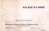 Fleetline Manual · Fluid Coupling and Transmission I. Drain the fluid coupling, angle drive and gearbox, then refill with correct type and grade of lubricant. Clean filter during