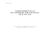 MIDSHIPMAN SUMMER TRAINING MANUAL 2008-endorsed.pdf · PREFACE This training manual is a guide for personnel involved with the administration of USNA/NROTC midshipman Summer Training