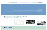 Physical & Chemical Characterization - Recipharm | CDMO · chemical properties of the drug substance and result in well-informed decision making when selecting the drug substance