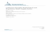 California Drought: Hydrological and Regulatory Water ... · California Drought: Hydrological and Regulatory Water Supply Issues Congressional Research Service Summary California