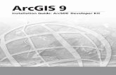 Installation Guide: ArcSDE Developer Kitresources.esri.com/help/9.3/geodatabase/pdf/install_gd_client.pdf · component of ArcGIS Server Enterprise on your computer. IMPORTANT: All