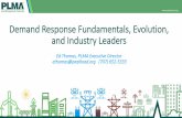 Demand Response Fundamentals, Evolution, and Industry Leaders · 2019-07-11 · Generation Combined Heat & Power Solar PV Systems MicroGrid Thermal Storage & Batteries Grid-Interactive