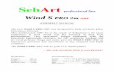 SebArt professional line manual Wind S 2m.pdf · 2011-05-13 · SebArt professional line. Wind S PRO 2m ARF. ASSEMBLY MANUAL. The new Wind S PRO ARF was designed by Italy aerobatic