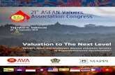 Valuation to The Next Level - ASEAN Valueraseanvaluer.org/images/21stAVACongressYogyakartaIndonesia.pdf · Philippines, Singapore, Thailand, Brunei, ... congress and general assembly