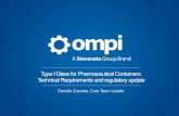 Type I Glass for Pharmaceutical Containers: Technical ...Type I Glass for Pharmaceutical Containers: Technical Requirements and regulatory update Daniele Zuccato, Core Team Leader