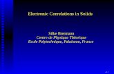 Silke Biermann Centre de Physique Theorique´ Ecole ...users.physik.fu-berlin.de/~pelster/Koenigstein/biermann.pdf · Ashcroft-Mermin, “Solid state physics” gives ..... the “beyond