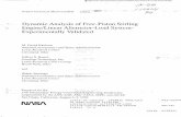 : = Dynamic Analysis of Free-Piston Stirling :-: …..."Dynamic Analysis of Free-PistonStirlingEngine/Linear Alternator-LoadSystem -Experimentally Validated" M. David Kankam NASA Lewis