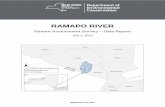 NYSDEC Ramapo River Stream Assessment Survevyin Kiryas-Joel by sampling during planned plant shut-downs. Remaining sampling events were conducted to document stream conditions at baseflow
