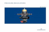 PRESSURE REGULATORS - Emerson...3 RP Series Regulators D M L I S O Regulator Operation The movements of the diaphragm (D) are transmitted to the valve disc (O) by the stem (S) and