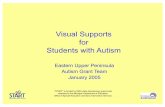 Visual Supports for Students with Autism...Visual Supports for Students with Autism Eastern Upper Peninsula Autism Grant Team January 2005 "START" is funded by IDEA state discretionary