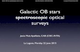 Galactic OB stars spectroscopic optical surveysiac.es/proyecto/iacob/media/Sp7EWASS2015/... · Galactic OB stars spectroscopic optical surveys Jesús Maíz Apellániz, CAB (CSIC-INTA)