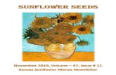 November 2019, Volume - Mensa International · Sunflower Seeds ©2019, Wichita, Kansas Sunflower Mensa, is distributed to chapter members and select individuals. Mensa is a non-profit