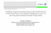 Radiation Exposure Dose Survey of the Small Rooms on the ... · 12/24/2015  · the Fukushima Daiichi Nuclear Power Plant Yosuke Takatori Reactor Preventive Maintenance Design Section