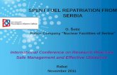 Spent fuel repatriation from Serbia - IAEA NA...SPENT FUEL REPATRIATION FROM SERBIA O. Šotić ... the outlines of a bid for the transport of the RA reactor’s spent nuclear fuel.