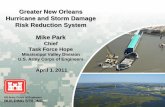 Greater New Orleans Hurricane and Storm Damage Risk ... · Greater New Orleans Hurricane and Storm Damage Risk Reduction System Mike Park Chief Task Force Hope ... PROJECT DESIGN