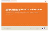Approved Code of Practice for Cranes - NZ Crane Hire - Mobile … · 2017-07-31 · DEPARTMENT OF LABOUR HEALTH & SAFETY Approved Code of Practice for Cranes Includes the desIgn,