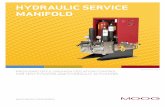 HYDRAULIC SERVICE MANIFOLD - Moog Inc. Service M… · HYDRAULIC SERVICE MANIFOLD PROVIDING OFF/LOW/HIGH ISOLATION CONTROL FOR TEST SYSTEMS AND HYDRAULIC ACTUATORS Rev.E, March 2019