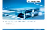 » 2014/2015 Embedded Boards - Kontron · » 2014/2015 Embedded Boards « ... Evaluation Break-out Boards _____ 14 PicoITX ... Based on 8085 Microcontroller for easy customizing,