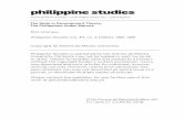 The State in Development Theory: The Philippines Under Marcos · The State in Development Theory: The Philippines Under Marcos M. D. Litonjua When Ferdinand Marcos of the Philippines