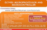 EC7451: MICROPROCESSOR AND MICROCONTROLLER IV- Microcontroller_Final_4March2020.pdf8051 Microcontroller: Pin Details - I/O Port and their functions EA or External Access (Pin No. 31):