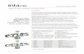 Technical Data Sheet - Intamix - R3€¦ · BS EN 1111 : 1999 Sanitary tapware. Thermostatic Mixing Valves (Pn10) General technical specification & BS EN 1287: 1999 Sanitary tapware.