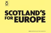 2019 EUROPEAN ELECTION MANIFESTO...2019/05/05  · 2019 EUROPEAN ELECTION MANIFESTO Promoted by Peter Murrell on behalf of the Scottish National Party, both at 3 Jackson’s Entry,