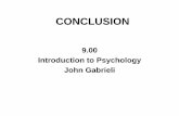 9.00 Introduction to Psychology John Gabrieli...Introduction to Psychology John Gabrieli Exam 3 Preview 50 multiple-choice questions 30 from book (Chapters 8-13) 20 from Sacks & lectures
