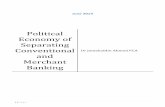 Political Economy of Separating Conventional and Merchant Banking · 2016-07-21 · 4 | Page Economic of Separating Conventional and Merchant Banking Author: Jamaluddin Ahmed PhD