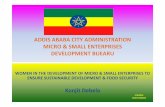 ADDIS ABABA CITY ADMINISTRATION - Metropolis · addis ababa city administration micro & small enterprises development buearu women in the development of micro & small enterprises