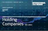 Holding Companies - International Tax Review...HOLDING COMPANIES 3 Editorial Ralph Cunningham Managing editor International Tax Review W elcome to the new edition of International
