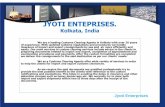 The Jyoti Group - Leading Customs Clearing Agent …thejyotigroup.com/corporate-brochure-jyoti-enterprises.pdfJYOTI ENTEPRISES. Kolkata, India We are a leading Customs Clearing Agents