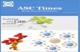 ASC Times€¦ · global fora, Indian government has enacted and implemented various reforms confirming economic growth, social engineering, equitable opportunities, simplified taxation