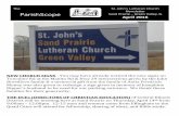 NEW CHURCH SIGNS THE DCEs (DIRECTORS OF CHRISTIAN ......Newsletter ParishScope NEW CHURCH SIGNS - You may have already noticed the new signs on Townline Rd at the Manito Rd & Hwy 29