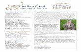2009 Annual Report - Indian Creek Nature Center · Page 2 2009 Annual Report Indian Creek Nature Center FINANCIAL POSITION, ENDOWMENTS FINANCIAL POSITION, ENDOWMENTS The Indian Creek
