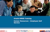 Oracle HRMS Training Human Resources Service · 2019-11-15 · Oracle Employee Self Service 2 Oracle Employee Self Service (ESS) gives you access to view, update or maintain personal