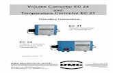 Zustands-Mengenumwerter EC 24 Volume Corrector EC 24 und ... · with electronic turbine meters from RMG or separately with any mechanical turbine or rotary displacement meters. The