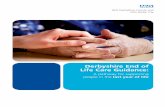 Derbyshire End of Life Care Guidance - DCHS Home · 2010)/Liverpool Care Pathway for the Dying Patient (LCP) ... Future Care’ document to be introduced as part of the ACP process