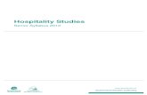Hospitality Studies Senior Syllabus 2012€¦ · 2 | Hospitality Studies Senior Syllabus 2012 2 Dimensions and objectives The dimensions are the salient properties or characteristics