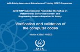 Joint ICTP-IAEA Essential Knowledge Workshop on ...indico.ictp.it/event/a14286/session/28/... · IAEA Safety Assessment Education and Training (SAET) Programme Marián Krištof, NNEES