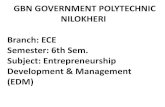 GBN GOVERNMENT POLYTECHNIC NILOKHERI Branch: ECE …gpnilokheri.ac.in/GPContent/EDM ECE.pdf · Sole Proprietorship A sole proprietorship, also known as the sole trader or simply a